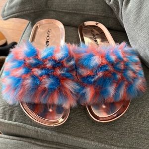 Lightly worn Fashion Nova slides